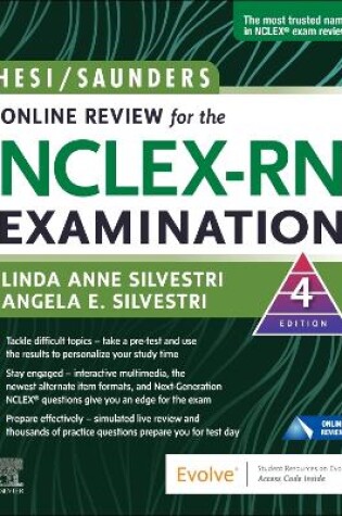 Cover of Hesi/Saunders Online Review for the Nclex-RN Examination (2 Year) (Access Code)