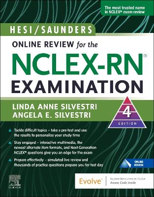 Book cover for Hesi/Saunders Online Review for the Nclex-RN Examination (2 Year) (Access Code)