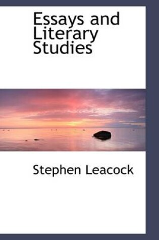 Cover of Essays and Literary Studies