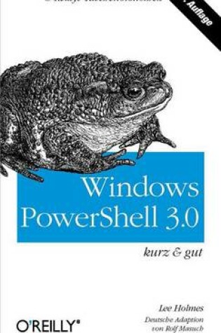 Cover of Windows Powershell 3.0 Kurz & Gut