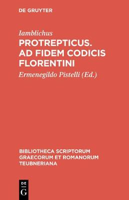 Book cover for Protrepticus. Ad Fidem Codicis Florentini