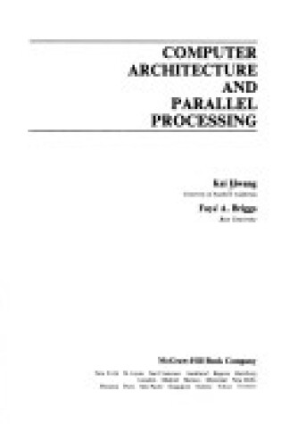 Cover of Computer Architecture and Parallel Processing