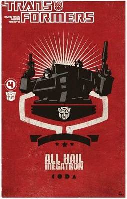 Book cover for Transformers: All Hail Megatron Volume 4