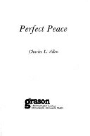 Cover of Perfect Peace