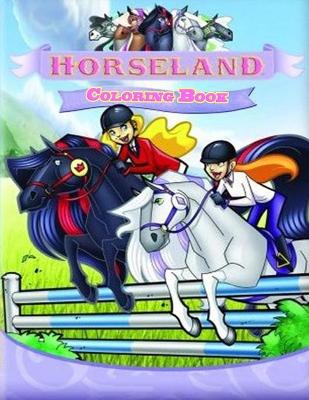 Book cover for Horseland Coloring Book
