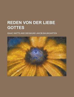 Book cover for Reden Von Der Liebe Gottes