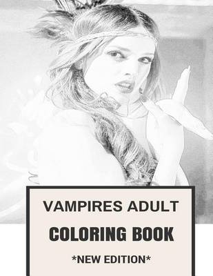 Book cover for Vampires Adult Coloring Book