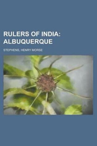 Cover of Rulers of India; Albuquerque