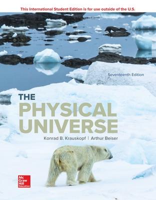 Book cover for ISE The Physical Universe