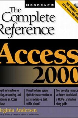 Cover of Access 2000: The Complete Reference