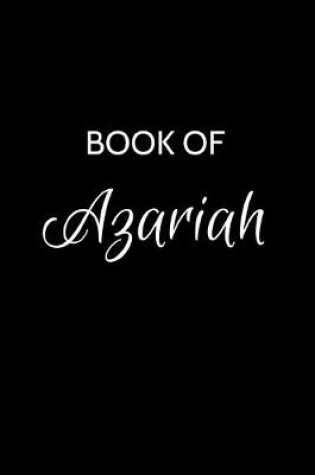 Cover of Book of Azariah