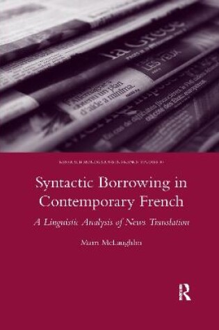 Cover of Syntactic Borrowing in Contemporary French