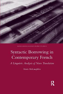 Book cover for Syntactic Borrowing in Contemporary French