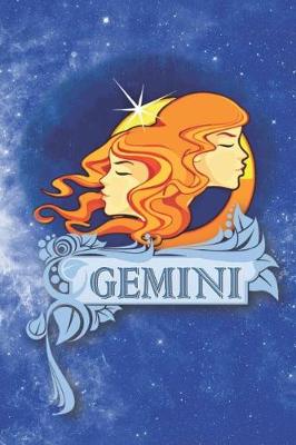 Book cover for Gemini Zodiac Sign Horoscope Notebook Journal for Writing in