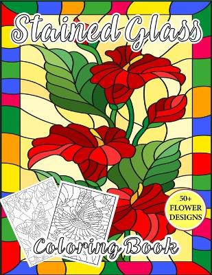 Book cover for Stained Glass Coloring Book