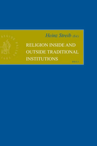 Cover of Religion inside and outside Traditional Institutions