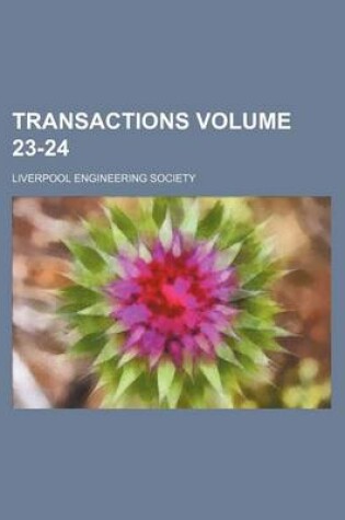 Cover of Transactions Volume 23-24