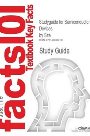 Cover of Studyguide for Semiconductor Devices by Sze, ISBN 9780471333722