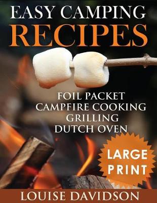 Book cover for Easy Camping Recipes ***Large Print Edition***