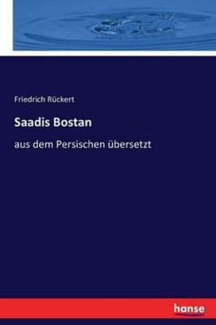 Cover of Saadis Bostan