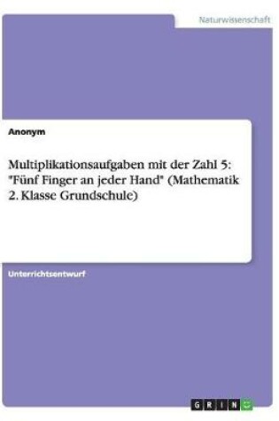 Cover of Multiplikationsaufgaben mit der Zahl 5