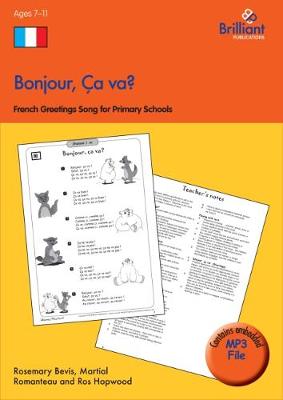 Book cover for Bonjour ca va - French Song