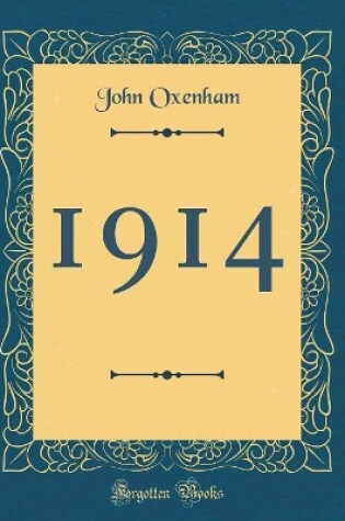 Cover of 1914 (Classic Reprint)