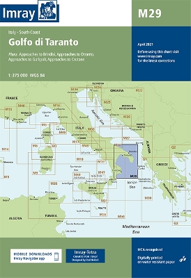 Book cover for Imray Chart M29