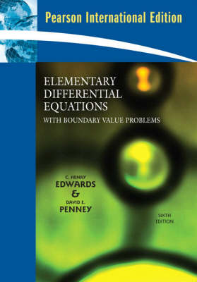 Book cover for Elementary Differential Equations with Boundary Value Problems