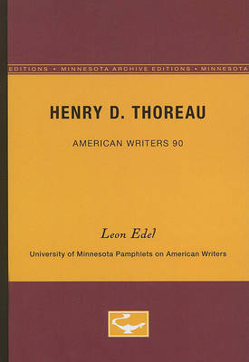 Book cover for Henry D. Thoreau - American Writers 90