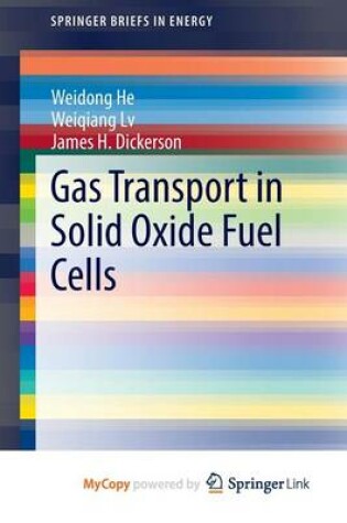 Cover of Gas Transport in Solid Oxide Fuel Cells