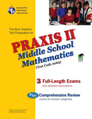 Book cover for Praxis II: Middle School Mathematics Test