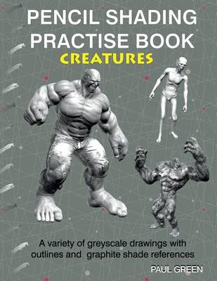 Book cover for Pencil Shading Practise Book - Creatures