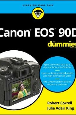 Cover of Canon EOS 90D For Dummies
