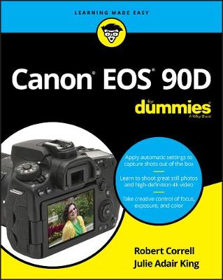 Book cover for Canon EOS 90D For Dummies