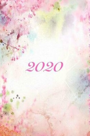 Cover of Beautiful Pink Dreamscape 2020 Academic Year 18 Month Planner