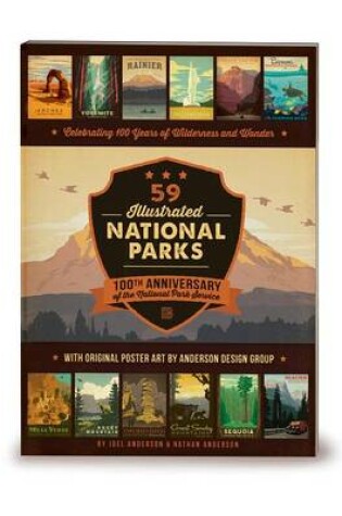 Cover of 59 Illustrated National Parks - Softcover