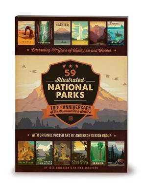 Book cover for 59 Illustrated National Parks - Softcover