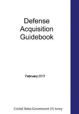 Book cover for Defense Acquisition Guidebook February 2017