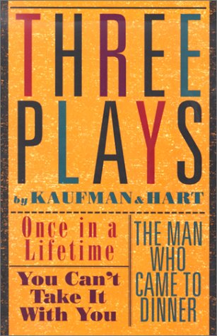 Book cover for Three Plays by Kaufman and Hart