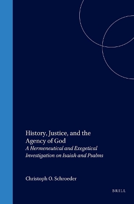Book cover for History, Justice, and the Agency of God