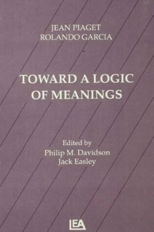 Cover of Toward A Logic of Meanings