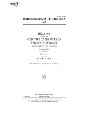 Book cover for Modern enforcement of the Voting Rights Act