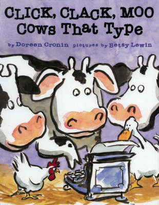 Book cover for Click, Clack, Moo - Cows That Type