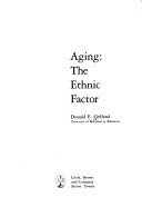 Book cover for Aging, the Ethnic Factor