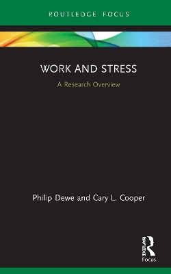 Book cover for Work and Stress: A Research Overview