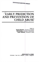 Book cover for Early Prediction and Prevention of Child Abuse