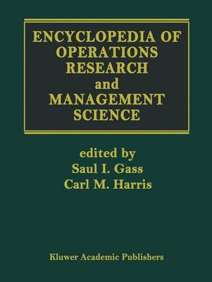 Book cover for Encyclopedia of Operations Research and Management Science