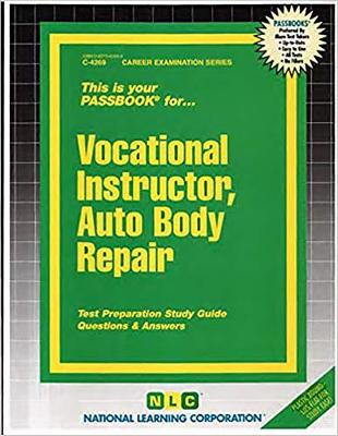 Book cover for Vocational Instructor, Auto Body Repair