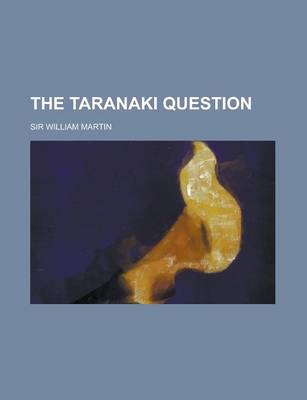 Book cover for The Taranaki Question